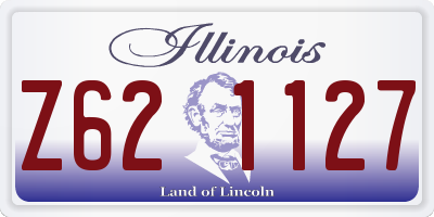 IL license plate Z621127