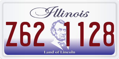 IL license plate Z621128