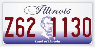 IL license plate Z621130