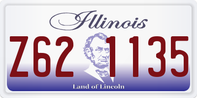 IL license plate Z621135