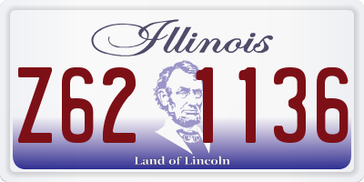 IL license plate Z621136