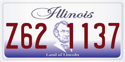 IL license plate Z621137