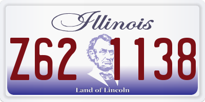 IL license plate Z621138