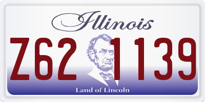IL license plate Z621139