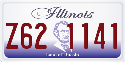 IL license plate Z621141