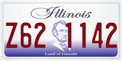 IL license plate Z621142