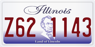 IL license plate Z621143