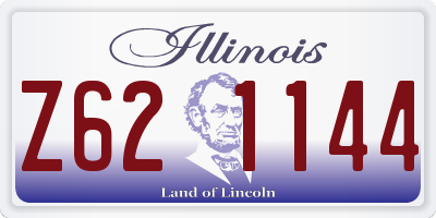 IL license plate Z621144