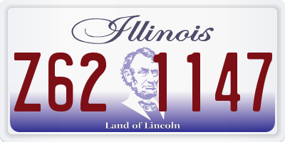 IL license plate Z621147