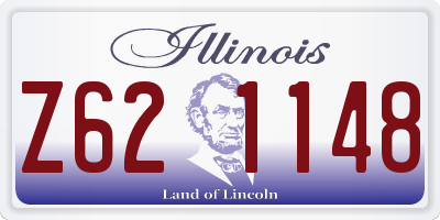 IL license plate Z621148