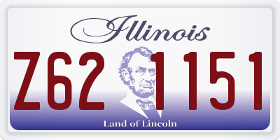 IL license plate Z621151