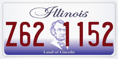IL license plate Z621152