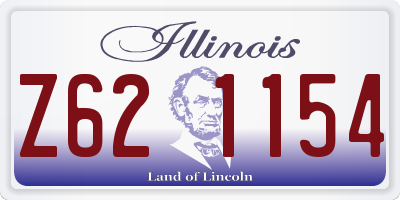 IL license plate Z621154
