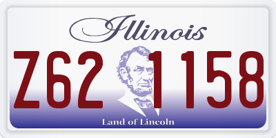IL license plate Z621158
