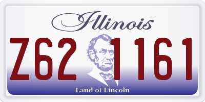 IL license plate Z621161