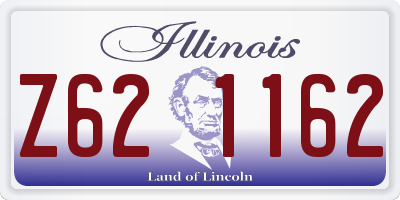 IL license plate Z621162