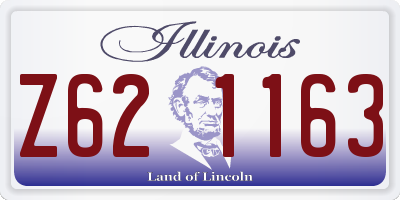 IL license plate Z621163