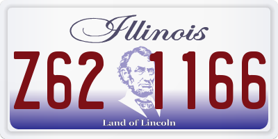 IL license plate Z621166