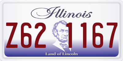 IL license plate Z621167