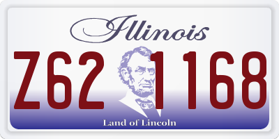 IL license plate Z621168