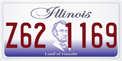 IL license plate Z621169