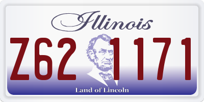 IL license plate Z621171