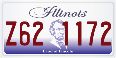 IL license plate Z621172