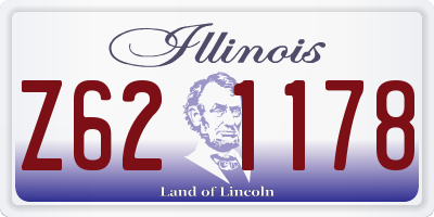 IL license plate Z621178