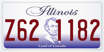 IL license plate Z621182