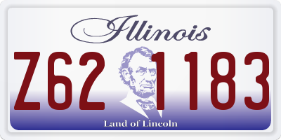 IL license plate Z621183