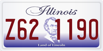IL license plate Z621190