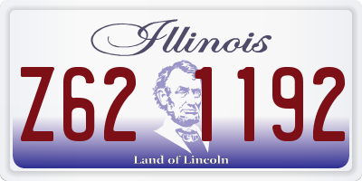 IL license plate Z621192