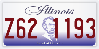 IL license plate Z621193
