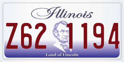 IL license plate Z621194