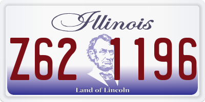 IL license plate Z621196