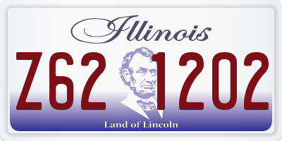 IL license plate Z621202