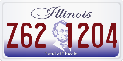 IL license plate Z621204