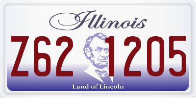 IL license plate Z621205