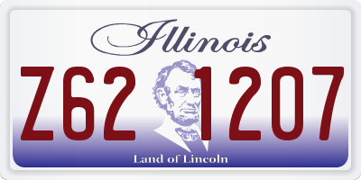 IL license plate Z621207