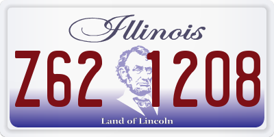 IL license plate Z621208