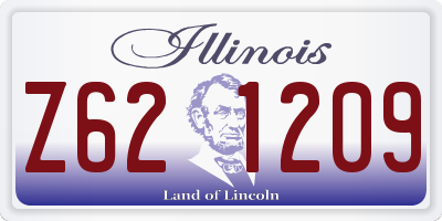 IL license plate Z621209