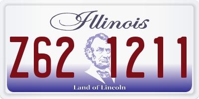 IL license plate Z621211