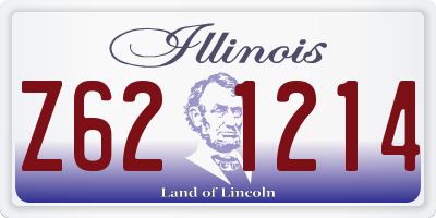 IL license plate Z621214