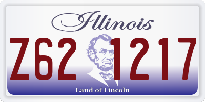 IL license plate Z621217