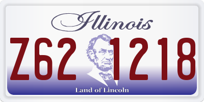 IL license plate Z621218