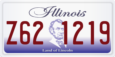 IL license plate Z621219