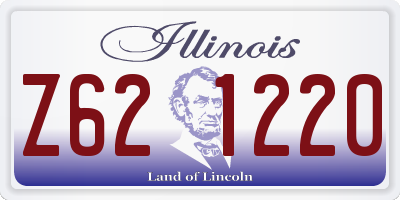 IL license plate Z621220