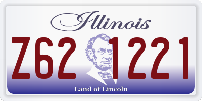 IL license plate Z621221