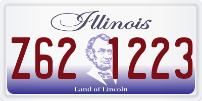 IL license plate Z621223