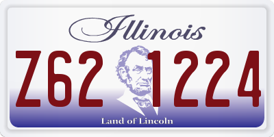 IL license plate Z621224
